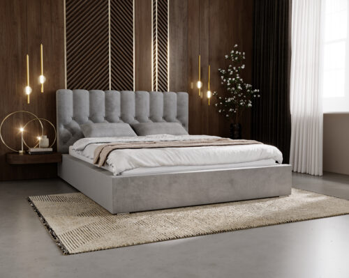 Łóżko chesterfield z pojemnikiem Roma 200x200
